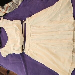 Torrid Size 0, White Two-piece set